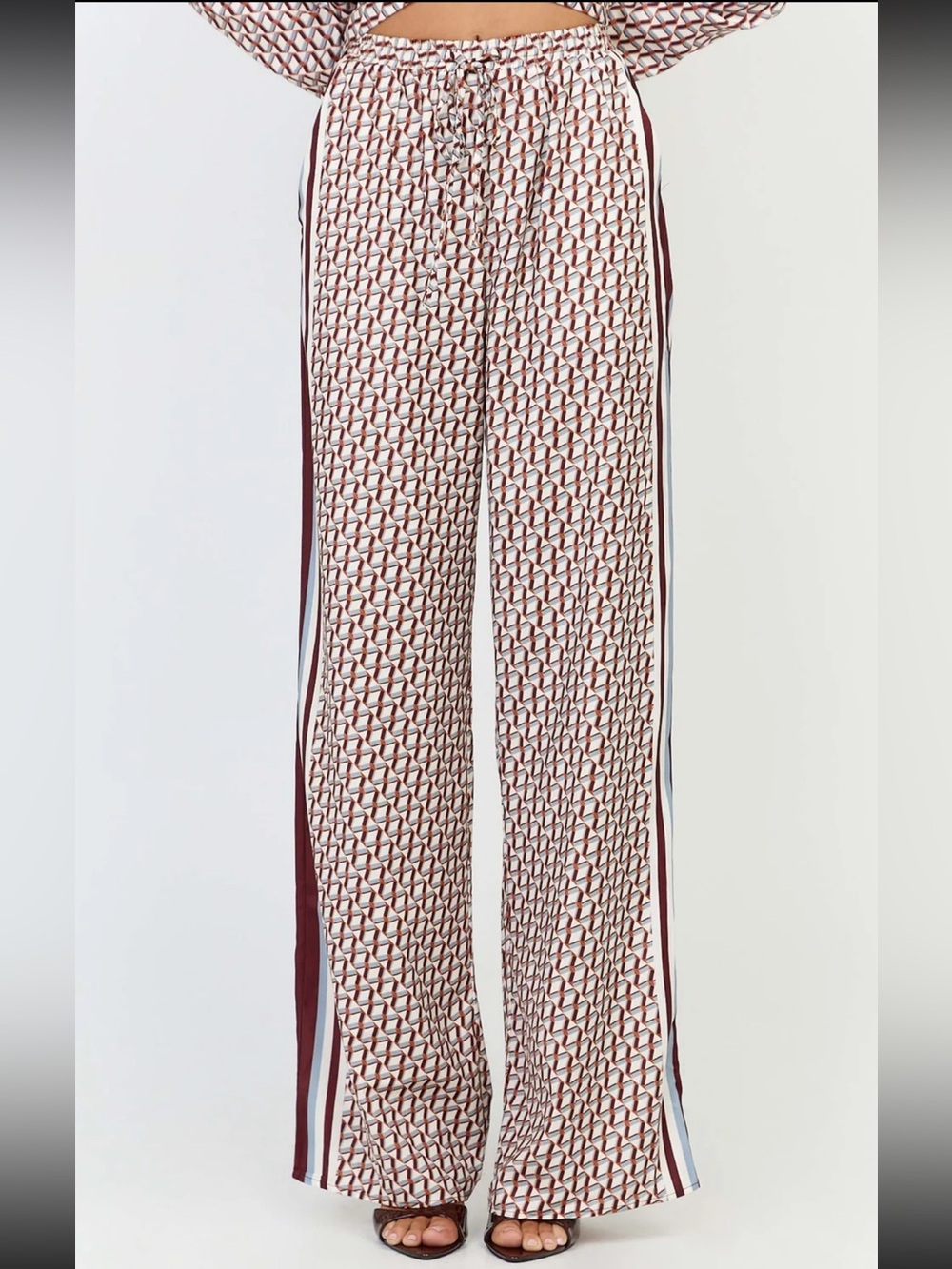Showpo geometric print stretchy lounge pants